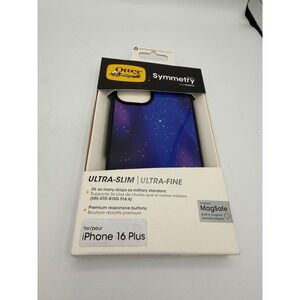OtterBox Symmetry iPhone 16 Plus Purple New MagSafe Starry Celestial Slim Case